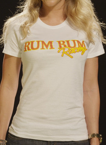 Rum Bum Racing - Logo - T-Shirt - White (Female)